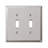 2-Gang Toggle Light Switch Wall Plate