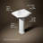 Devonshire Ceramic 25" Pedestal Bathroom Sink with Overflow-19195637-10941070