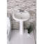 Prestige Vitreous China 22" Pedestal Bathroom Sink with Overflow