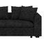 Canapé modulaire en L avec compartiment de rangement en bois, canapé revêtu de chenille et coussins décoratifs-1734511242