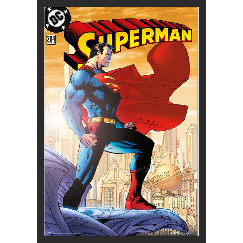 «Superman - Above Metropolis Comic Book Cover» sur