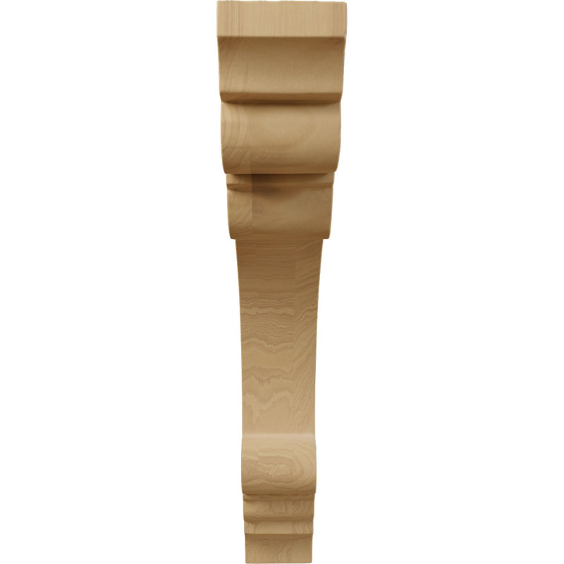 Corbeau Ellis Wood, H 9 po x l 1,5 po x P 7,5 po, Cerise