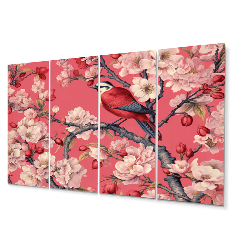 Traditional Plants & Flowers Wall Decor on Metal