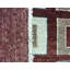 Tapis gris, rouille et crème noué à la main de haute qualité