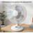 Fan Oscillating Table 12" White