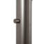Lampe sur pied à arc 1 lumière Palm Springs - 87 po, abat-jour gris acier et gris, base en marbre, gradateur-66596998
