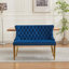 Banc capitonné en velours à deux oreilles avec boutons faits à la main-1819434565-1819434567