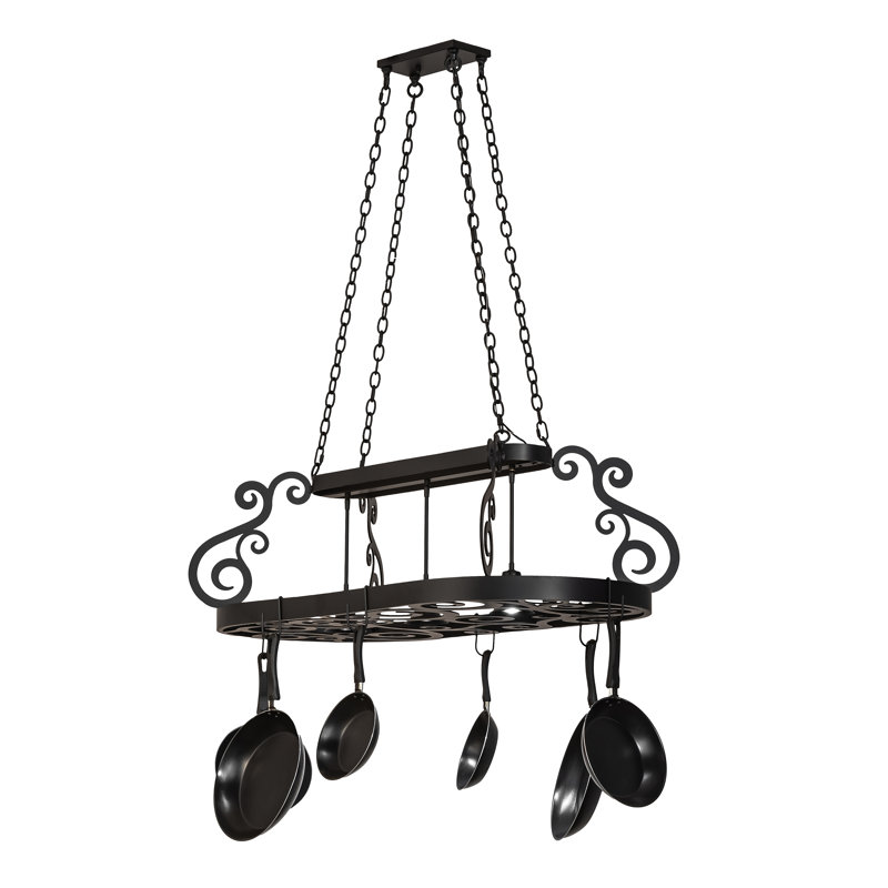 48" Long Neo 3 Light Pot Rack