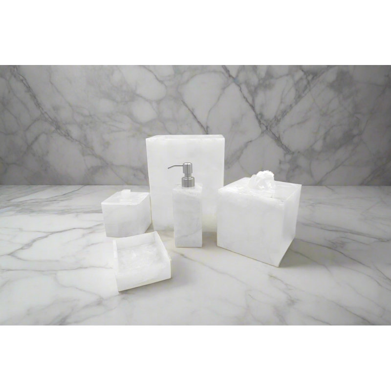 Porte-brosse en cristal de roche de qualité supérieure (quartz neige)