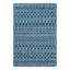 Tapis géométrique bleu foncé World Menagerie-186432050
