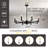 Sandina 8 - Light Iron Dimmable Chandelier-1333191710