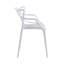 Chaise en plastique 4 pièces-1876470650