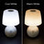 Lampe de table à pile 10 po