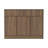 47.2'' W Modern 2-Door Fluted Sideboard With Adjustable Shelves & LED Light-1446359837