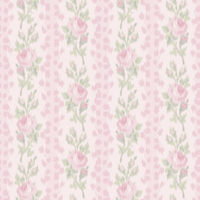 NuWallpaper Rose Stripe Self-Adhesive Double Roll