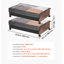 Rangement sous le lit avec roulettes, sacs de rangement roulants 25,6 x 18,1 x 7,1 pouces, paquet de 2