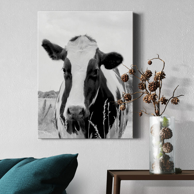 On the pasture - Reproduction de photo sur toile tendue, H 48 po x l 32 po x P 1 po