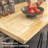 Nacimo Rolling Kitchen Island Cart With Rubberwood Drop-Leaf Countertop-880696825