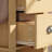 360° Rotating Mirror Cabinet Entryway Storage Solution