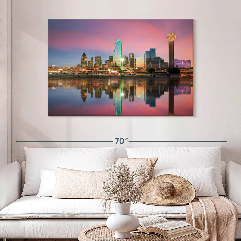 «Sirci Amazing Dallas Skyline», H 32 po x l 48 po