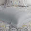 Ensemble de housse de couette en coton 5 pièces très grand gris