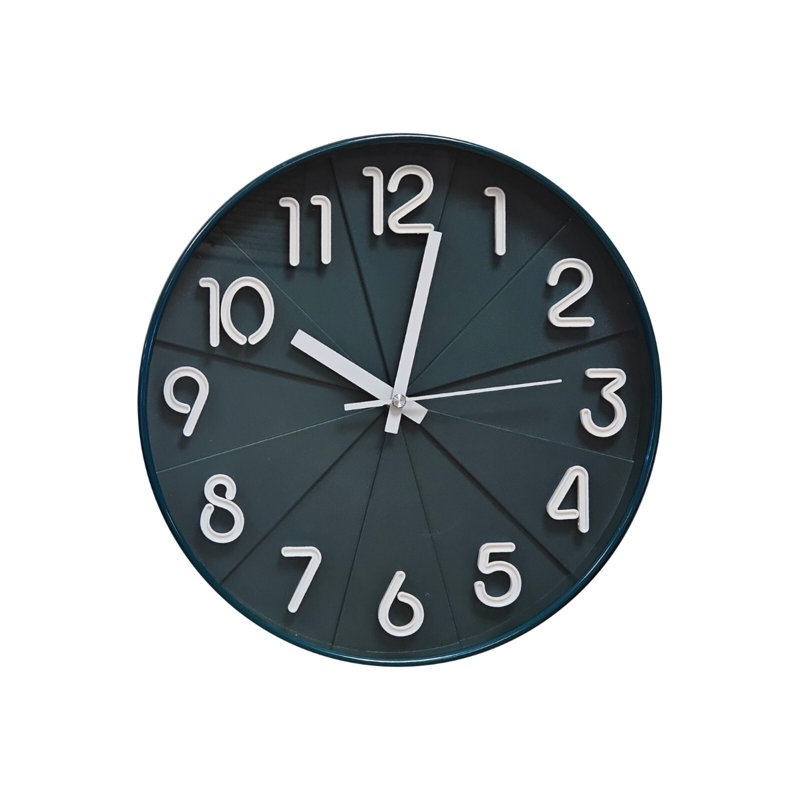 Briella Wall Clock, Dark Green