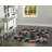 Mehcad Floral Handmade Tufted Navy/Green/Pink Area Rug-1462060330