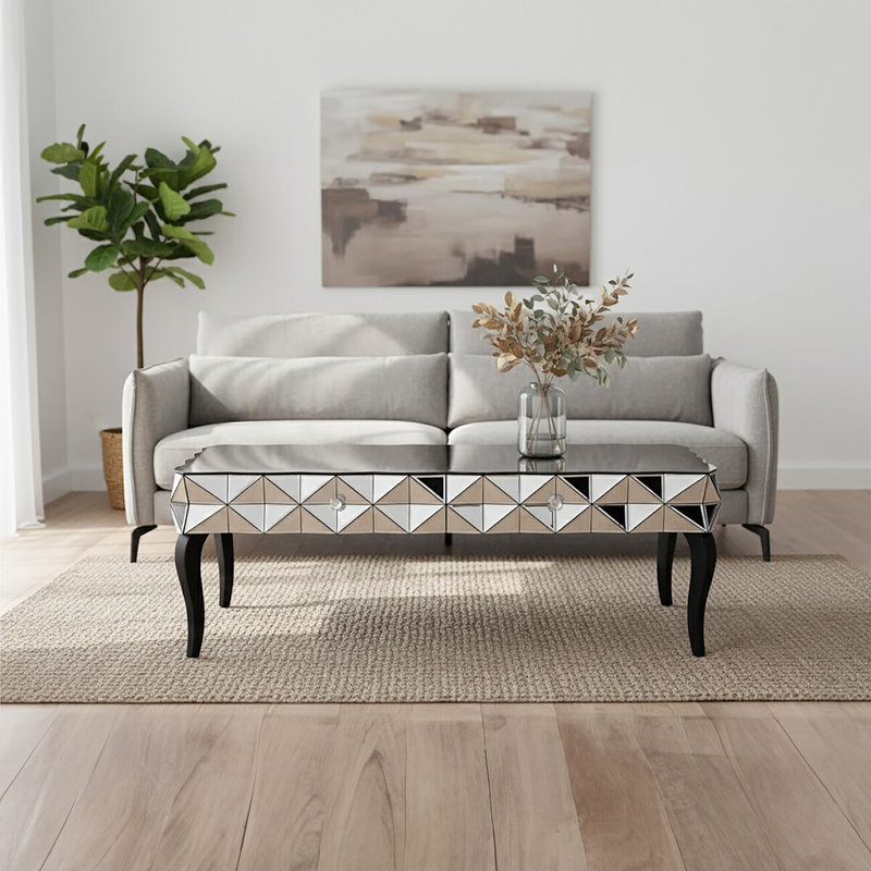 Wabbaseka Four Leg Coffee Table with Storage