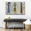 Tête de femme africaine portant sur toile-823873592