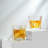 JoyJolt Aurora Whiskey Glasses, 7.4oz.