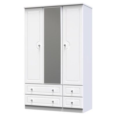 Conover Triple 4 Drawer Mirror Wardrobe