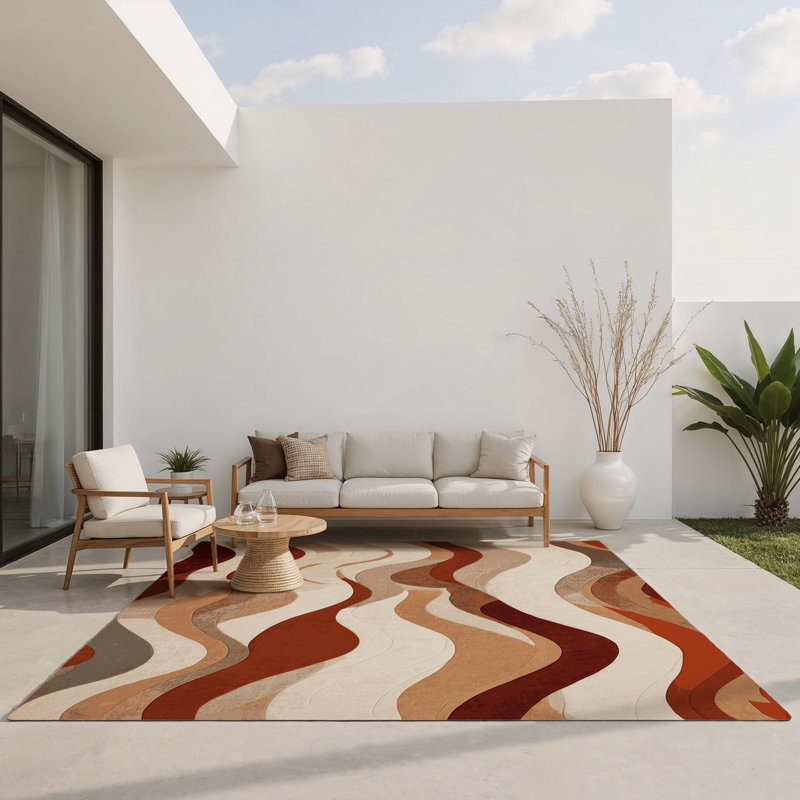 Dune Serenade Indoor And Outdoor Area Rug, Rectangle 5' x 7'