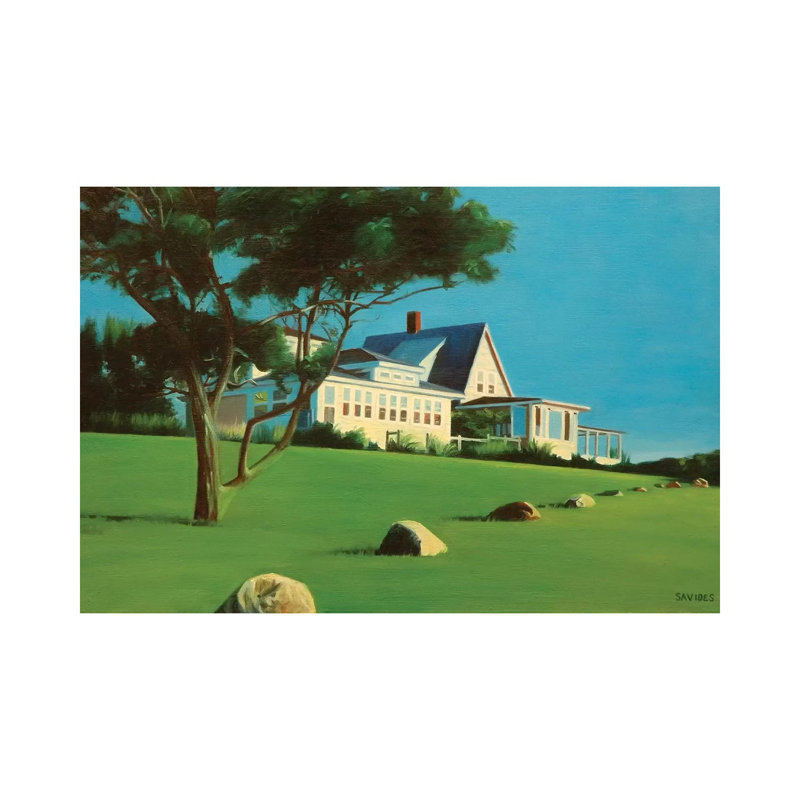 House Bathed In Sunlight by Nick Savides - Gallery-Wrapped Canvas Giclée on Canvas, Canvas, 20.32 cm H x 30.48 cm W