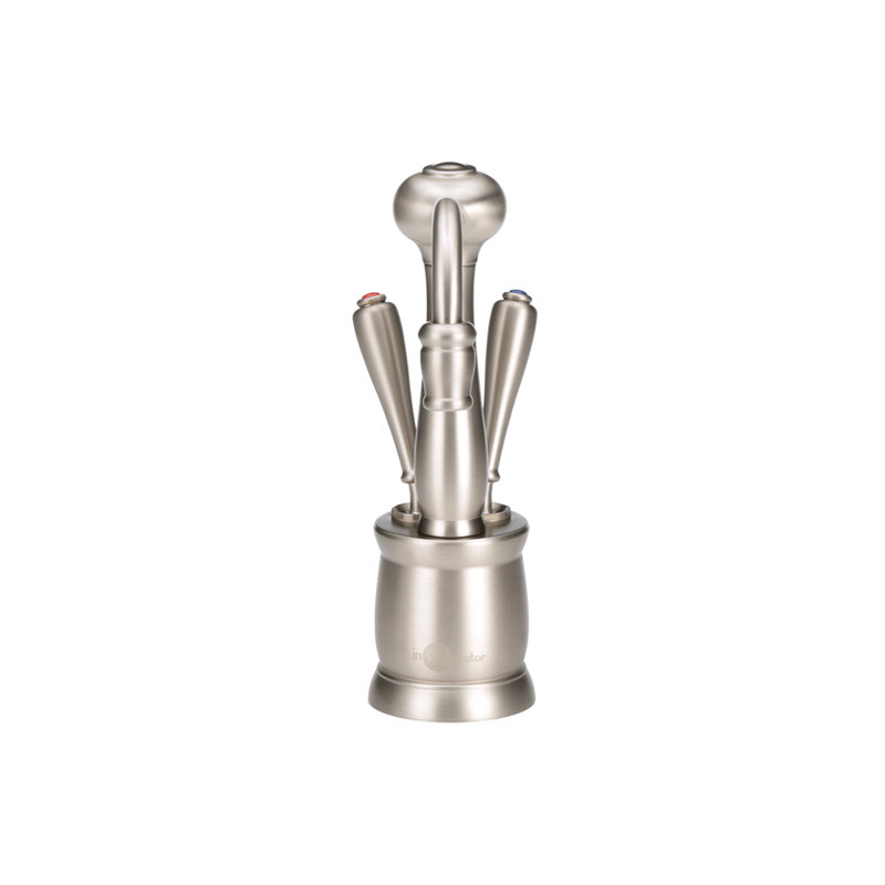 Antique Instant Hot and Cold Water Dispenser, Satin Nickel