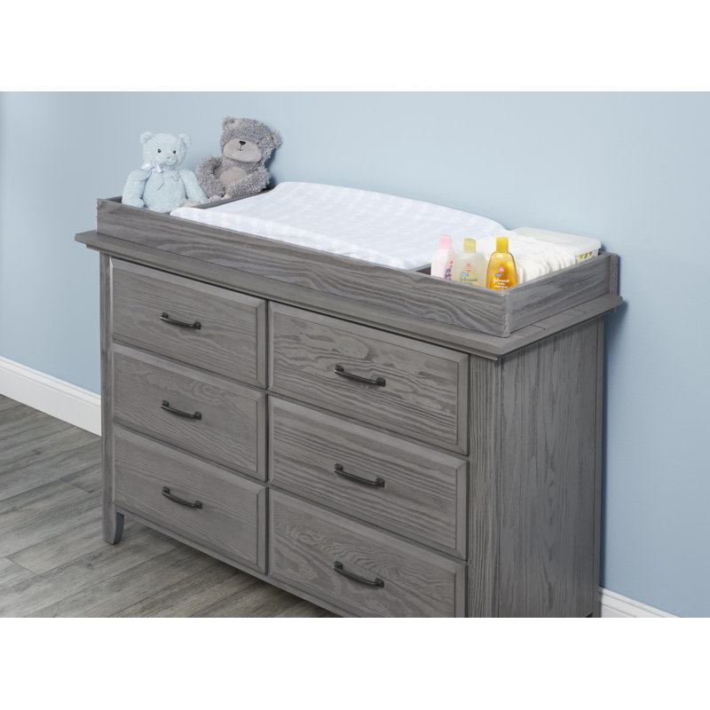 Table à langer Soho Baby Chandler, Gris graphite