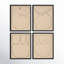 Outlines 5-8, Set Of 4 Print by Michael Kempen-422382454-422382453