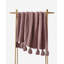 Braided Pom Throw Blanket-747372496