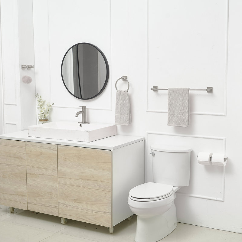 1 5 - Piece Bathroom Hardware Set, Brushed Nickel