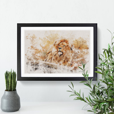 Lion Vol.1 - Picture Frame Graphic Art