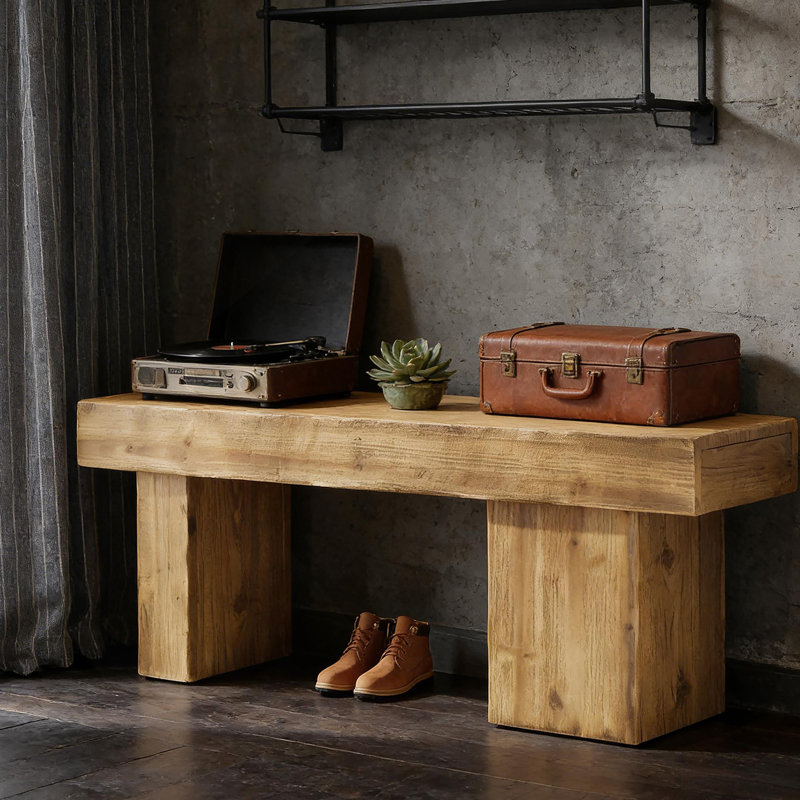 Entryway Bench,Wooden Bench,End-Of-Bed Seat
