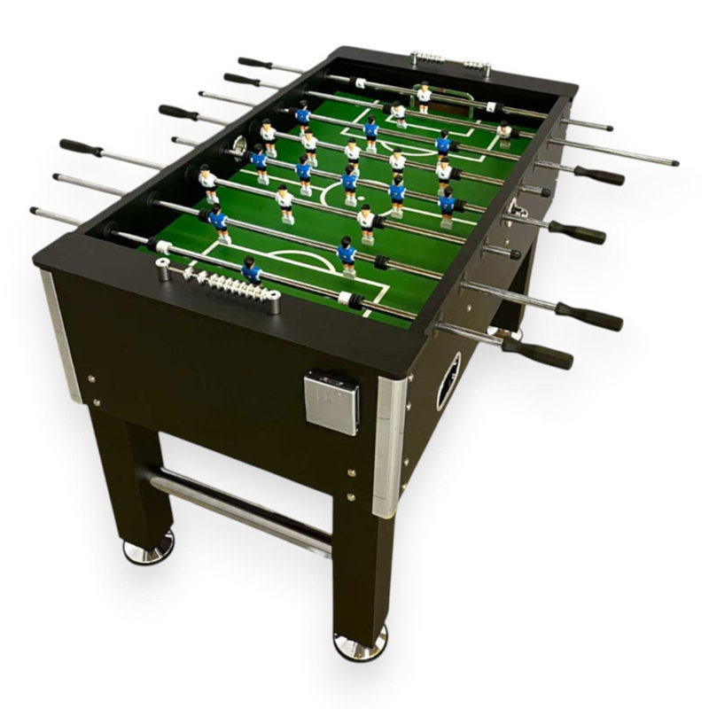 SimbashoppingUK 140cm L Height Adjustable Foosball Table