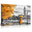 London Oil Painting Artwork Reproduction Big Ben - Wrapped Canvas Print-70936484-70936501