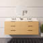 Ensemble de meuble-lavabo double mural 60 po Mitchell-86855262-86855261