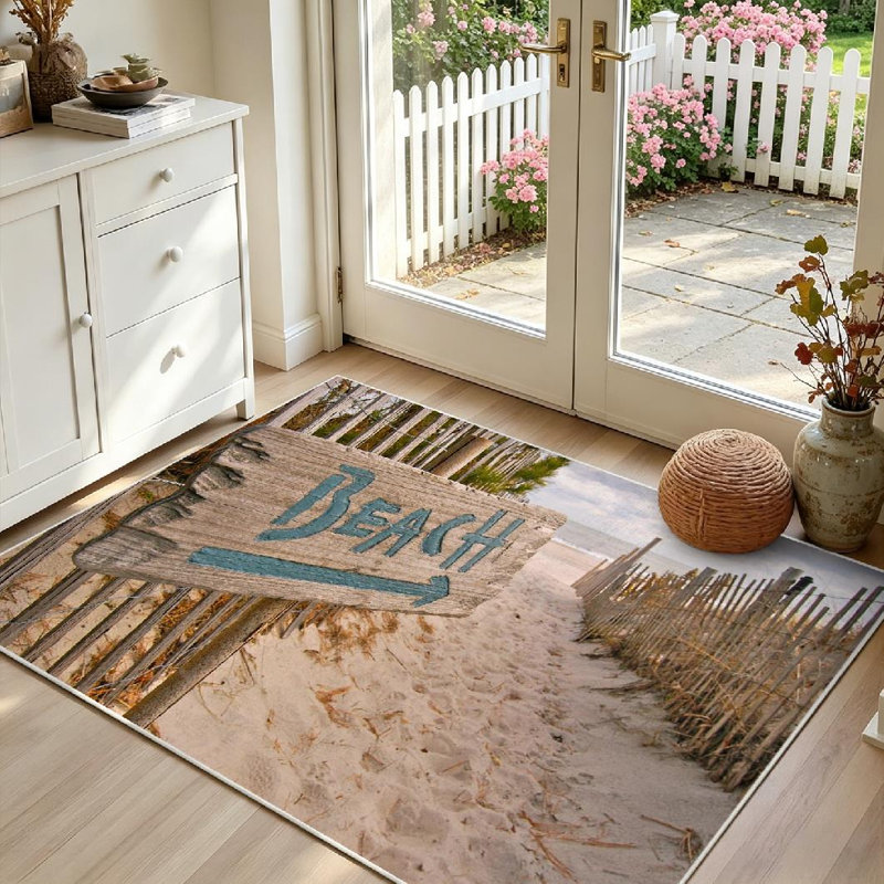 Tapis de plage transparent Clear Beach, Rectangle 39" x 63"