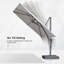 274cm X 274cm Rectangular Cantilever Parasol-1646729723