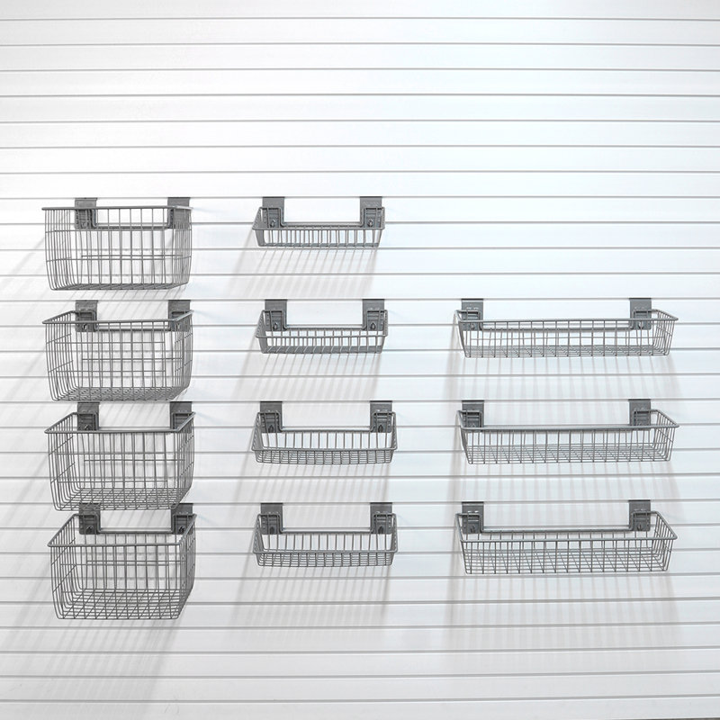 Steel Slatwall Accessory Kit 11 Piece Set