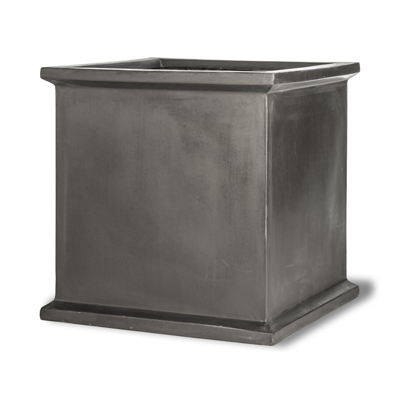 Balance Handmade Pot Planter, Faux Lead, 50cm H x 50cm W x 50cm D