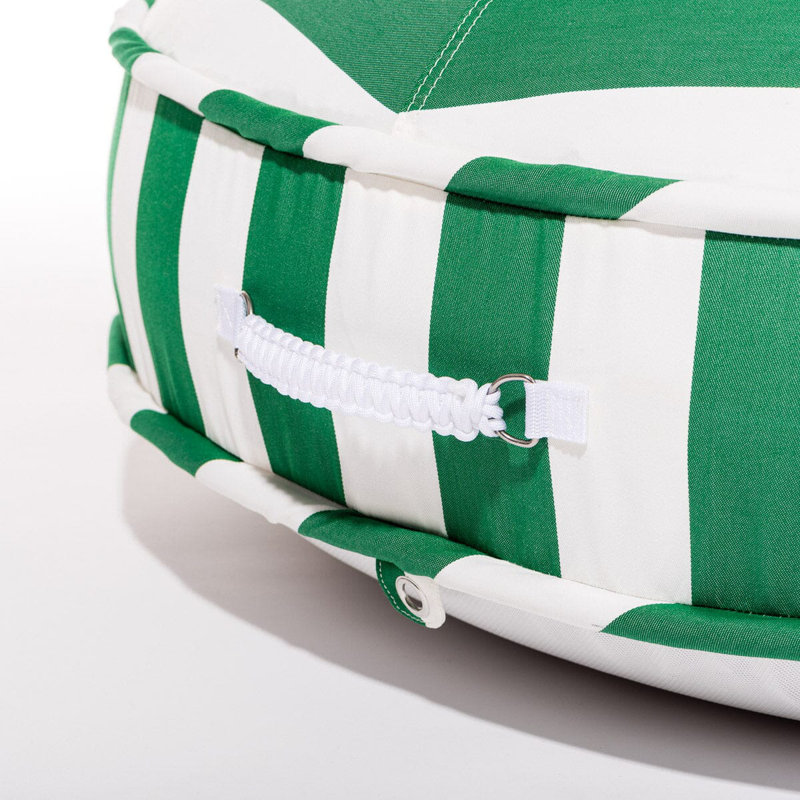 Canvas Pool Ring, Green/White