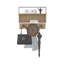 Console avec tablette ouverte, conception mince, solution de rangement moderne pour le vestibule ou le salon