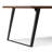Lowry Square Dining Table, Modern Industrial Style with Metal Legs, Seats 8-100083378-100083377